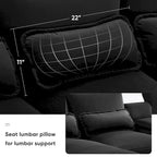 [VIDEO provided][New]123*55  Modern U-shaped Sofa with Console,Cupholders and USB Ports,6-seat Upholstered Symmetrical Indoor Fu