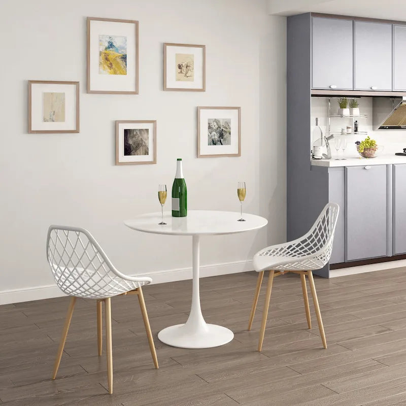 Jamesdar Kurv 31.5  Mid-Century Modern Cafe Table