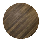 Furniture of America Oskam I Traditional Walnut 53-inch Dining Table