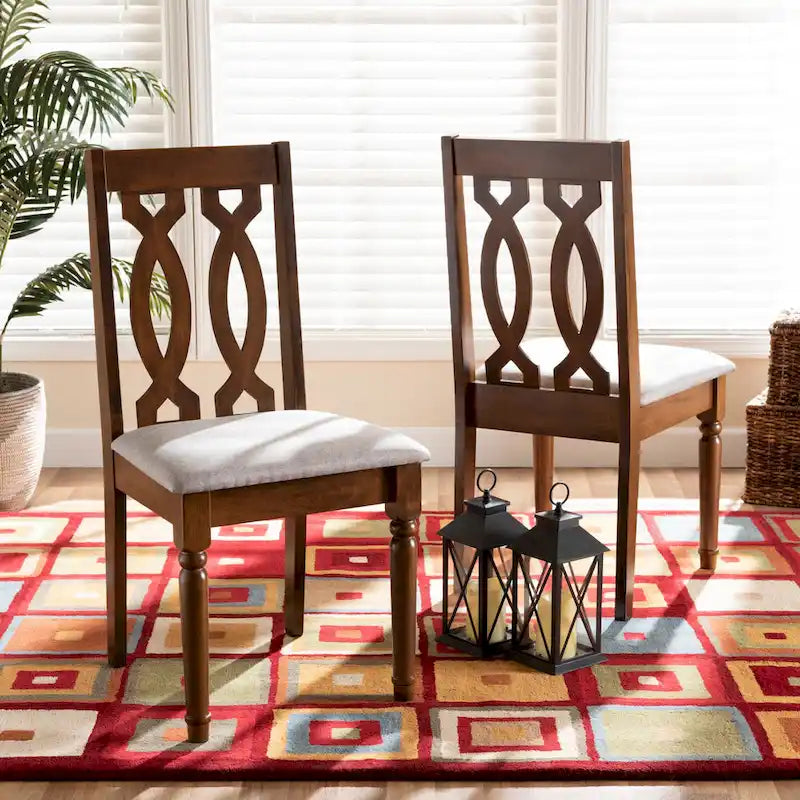 Cherese Modern and Contemporary 2-Piece Dining Chair Set