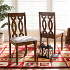 Cherese Modern and Contemporary 2-Piece Dining Chair Set