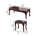 Cheshire Traditional 3 PIECE TABLE SET, Cherry Finish