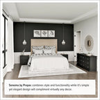 Prepac Sonoma 6 Drawer Dresser for Bedroom, Tall Chest of Drawers, Bedroom Furniture, Clothes Storage and Organizer