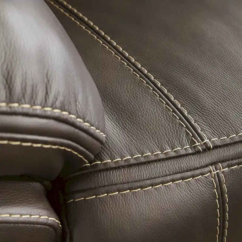 Signature Design by Ashley Dunleith Brown 6-Piece Power Reclining Sectional - 136 W x 123 D x 43 H