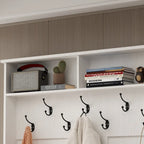 Coat Rack Hall Tree Shoe Bench Accent Furniture Entryway Living Room