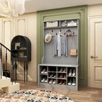 Coat Rack Hall Tree Shoe Bench Accent Furniture Entryway Living Room