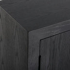 Uttermost Front Range Dark Oak 2 Door Cabinet - 40.25 W X 32.5 H X 11.625 D (in)