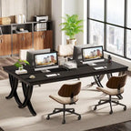 6.5FT Conference Table for 6-8 People , 78 inch Long Rectangular Seminar Table