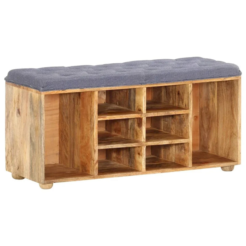 vidaXL Hall Bench 39.4 x13.8 x18.5  Solid Mango Wood