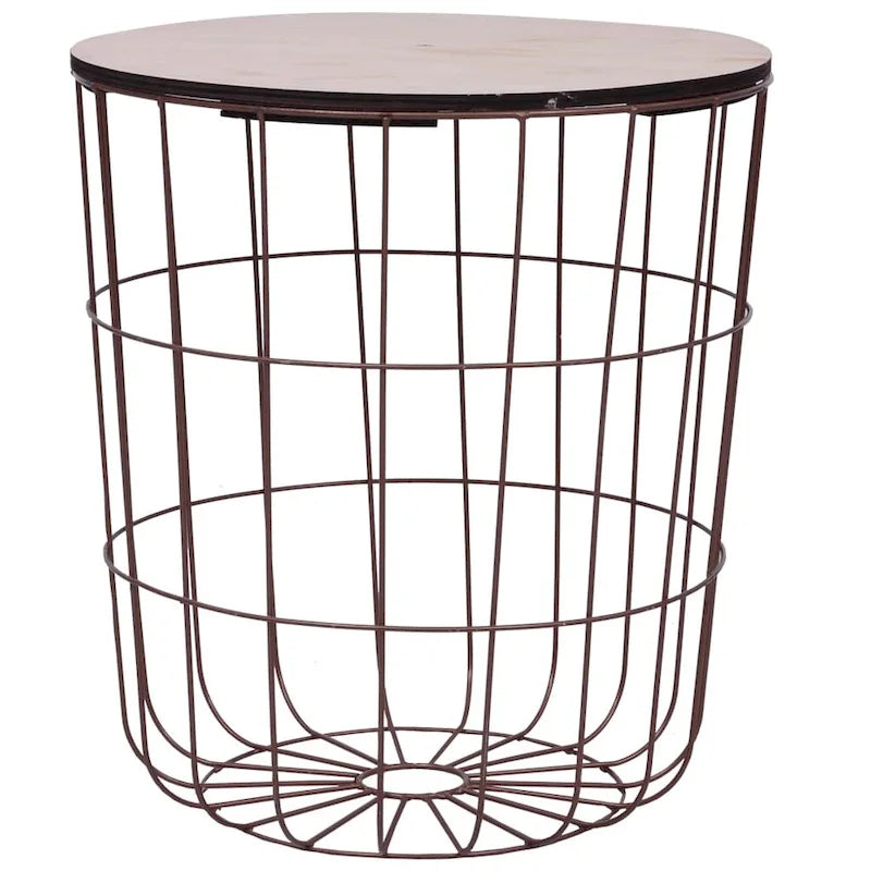 vidaXL Coffee Table Copper  15.6  MDF