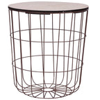 vidaXL Coffee Table Copper  15.6  MDF