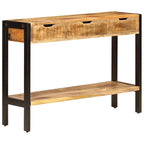 vidaXL Sideboard with 3 Drawers 43.3 x13.8 x29.5  Solid Mango Wood