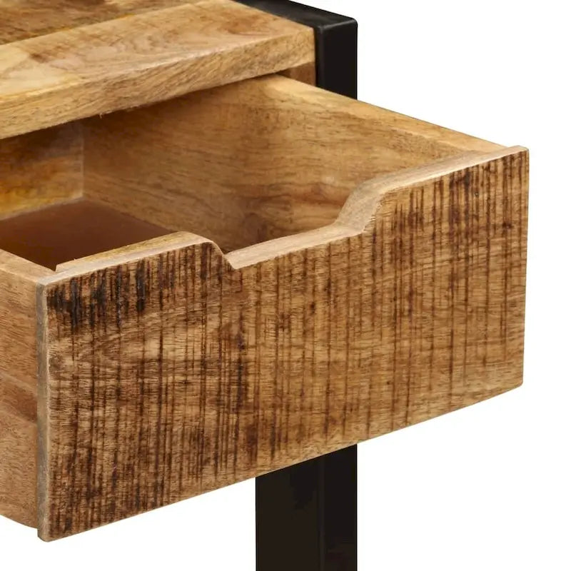 vidaXL Sideboard with 3 Drawers 43.3 x13.8 x29.5  Solid Mango Wood