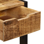 vidaXL Sideboard with 3 Drawers 43.3 x13.8 x29.5  Solid Mango Wood