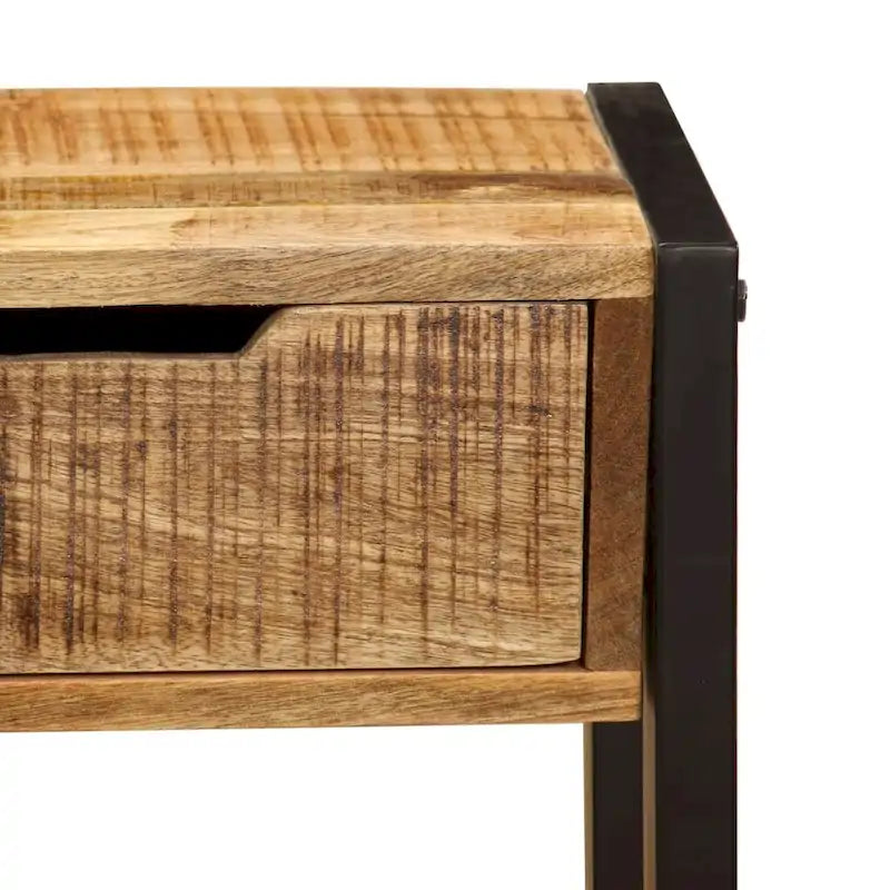 vidaXL Sideboard with 3 Drawers 43.3 x13.8 x29.5  Solid Mango Wood