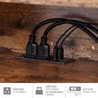 FITUEYES Wall Mounted TV Media Console Floating Desk Storage Hutch