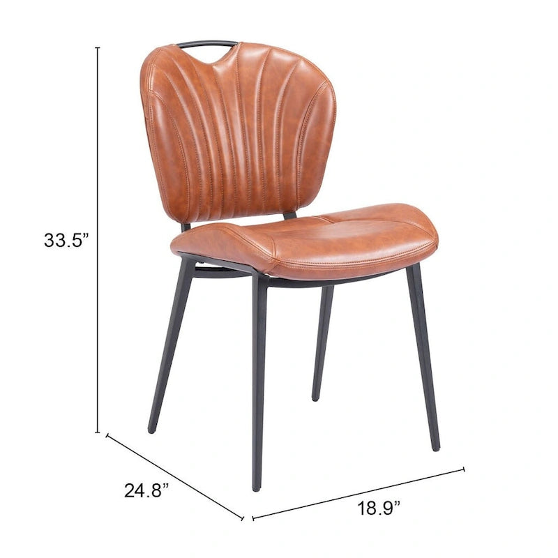 Terrence Dining Chair (Set of 2) - Product 1 (in) : 18.9  W x 24.8  D x 33.5  H