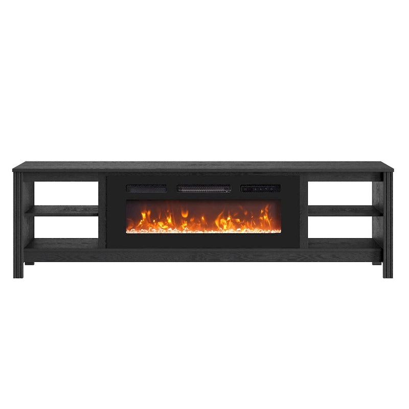 Classical 70 Inch TV Stand, TV Console Table for 75 Inch TV with LED