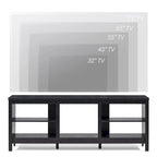 Classical 70 Inch TV Stand, TV Console Table for 75 Inch TV with LED