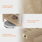 Classical 70 Inch TV Stand, TV Console Table for 75 Inch TV with LED