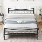VECELO Metal Platform Bed Frame with Headboard Twin/Full/Queen Beds