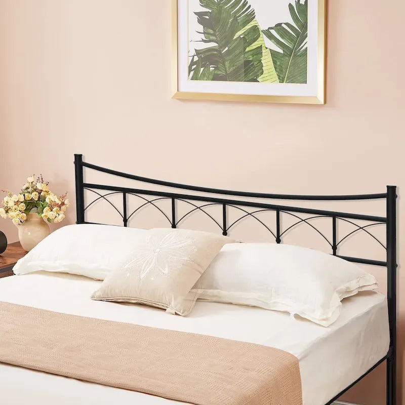 VECELO Metal Platform Bed Frame with Headboard Twin/Full/Queen Beds