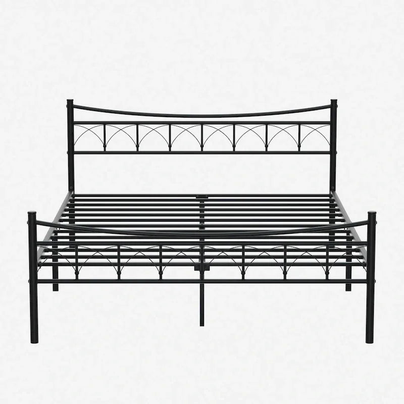 VECELO Metal Platform Bed Frame with Headboard Twin/Full/Queen Beds
