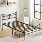 VECELO Metal Platform Bed Frame with Headboard Twin/Full/Queen Beds
