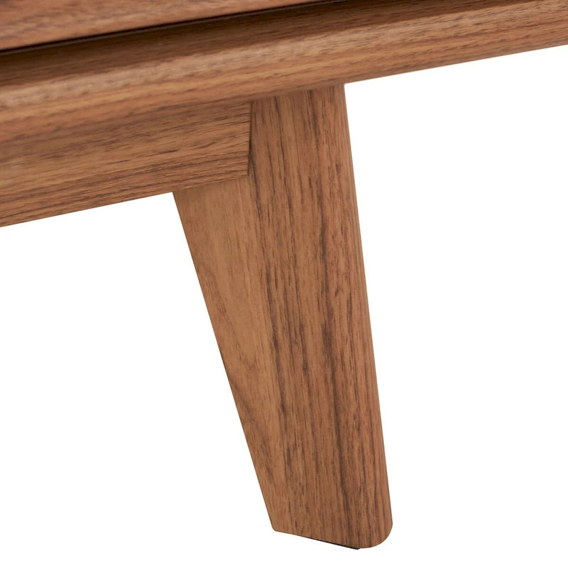 SAFAVIEH Teela Walnut 59-inch Storage Media TV Stand - 59  W x 15  L x 19  H - 59Wx15Dx19H