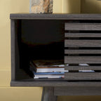 SAFAVIEH Teela Walnut 59-inch Storage Media TV Stand - 59  W x 15  L x 19  H - 59Wx15Dx19H