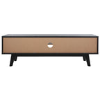 SAFAVIEH Teela Walnut 59-inch Storage Media TV Stand - 59  W x 15  L x 19  H - 59Wx15Dx19H