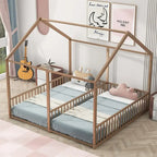 Merax Metal Twin Size House Platform Beds