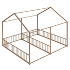 Merax Metal Twin Size House Platform Beds