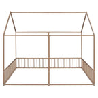 Merax Metal Twin Size House Platform Beds