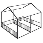 Merax Metal Twin Size House Platform Beds