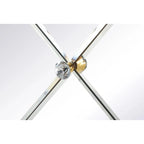 2-Door Mirrored Accent Cabinet