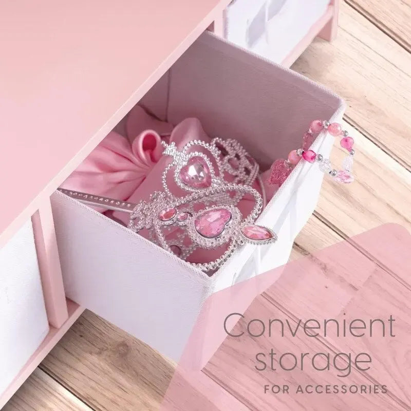 Dress Up Storage Kids Costume Organizer Center - 12 D x 25 W x 47 H