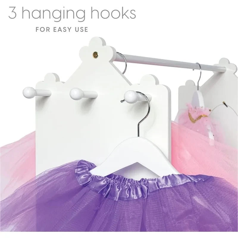 Dress Up Storage Kids Costume Organizer Center - 12 D x 25 W x 47 H