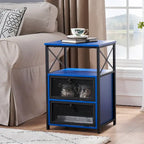 Javlergo Nightstand with 2 Drawers and Storage Shelf for Bedroom, Small Night Stands, Bed Side Table