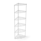 6 Tier Shelf Heavy Duty Free Standing Corner Storage Display Rack