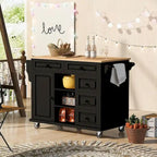 53  Rolling Mobile Island Kitchen Island Cart