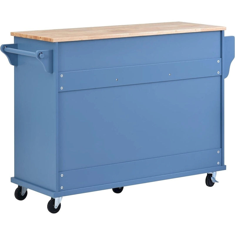 53  Rolling Mobile Island Kitchen Island Cart