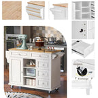 53  Rolling Mobile Island Kitchen Island Cart