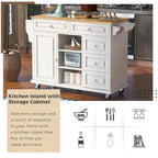 53  Rolling Mobile Island Kitchen Island Cart