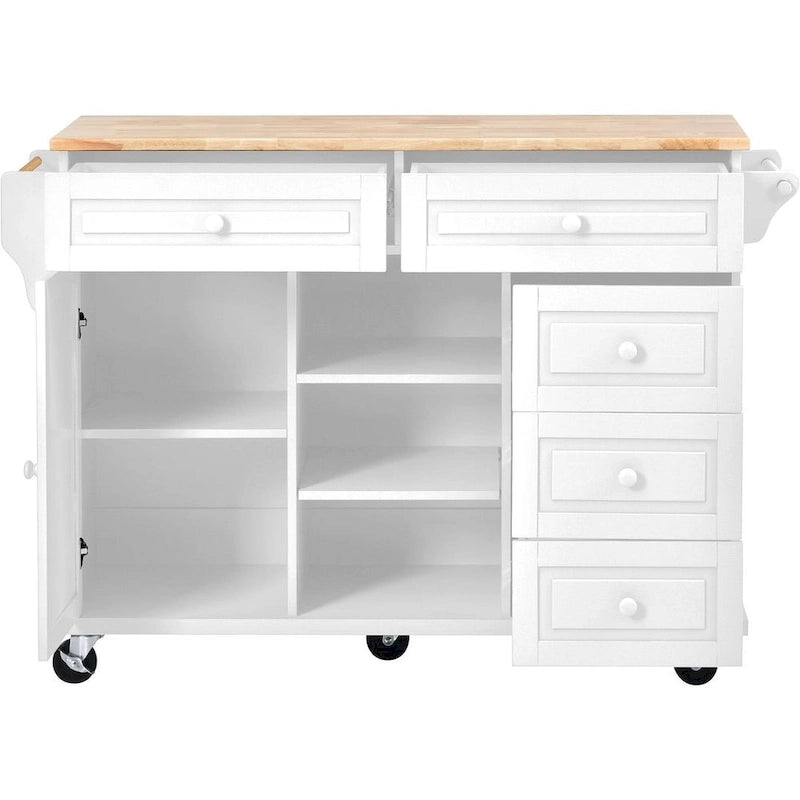 53  Rolling Mobile Island Kitchen Island Cart