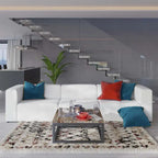 Mingle Vegan Leather 3-Piece Sectional Sofa