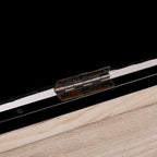 48  Linen Storage Bench: Button-Tufted, Wooden Ottoman for Bedroom, Living Room