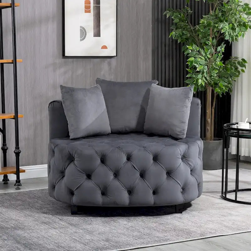 Accent Chair / Classical Barrel Chair for living room / Modern Leisure Chair