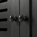 5-in-1 Entryway Bench with Shutter-shaped doors, Coat Rack, Cushion and 4 Sturdy Hooks, 47.2  Wide Hall Tree with Storage Bench