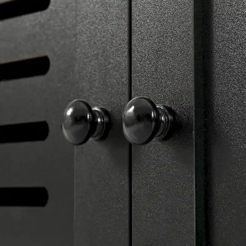 5-in-1 Entryway Bench with Shutter-shaped doors, Coat Rack, Cushion and 4 Sturdy Hooks, 47.2  Wide Hall Tree with Storage Bench